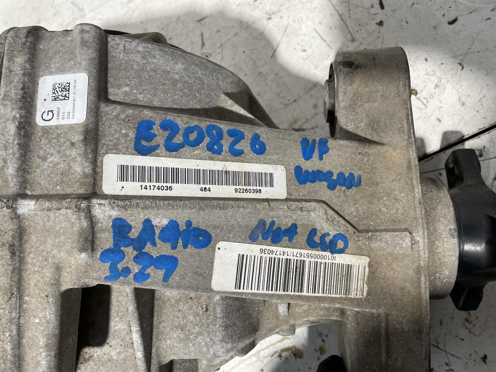 View Auto part Differential Centre Holden Commodore 2014
