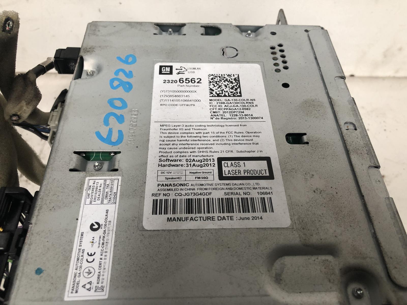 View Auto part Radio/Cd/Dvd/Sat/Tv Holden Commodore 2014