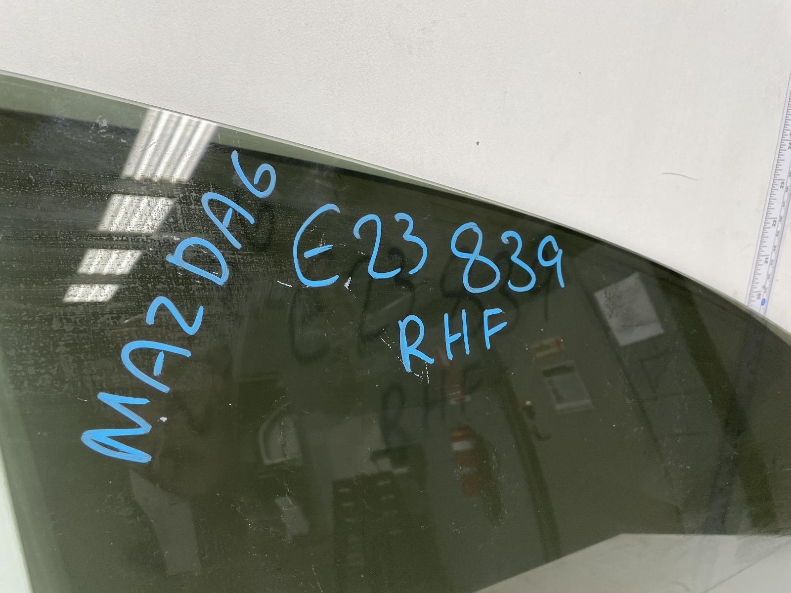 View Auto part Right Front Door Window Mazda 6 2011