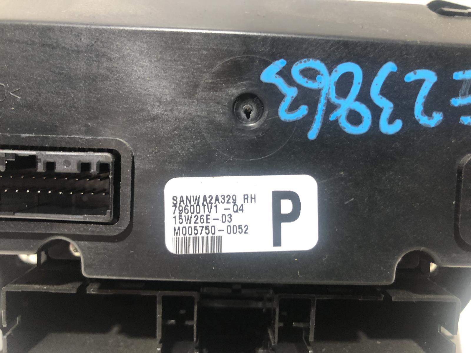 View Auto part Heater/Ac Controls Honda Civic 2015