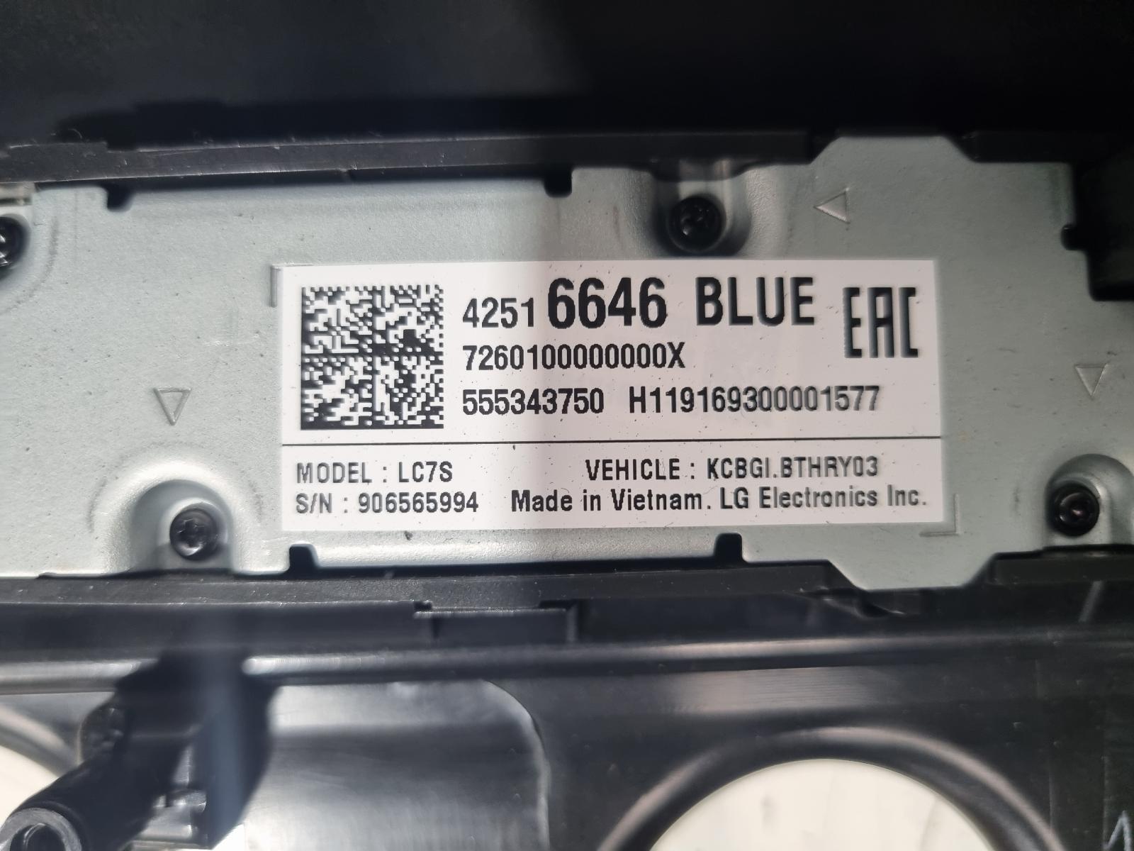 View Auto part Radio/Cd/Dvd/Sat/Tv Holden Colorado 2020