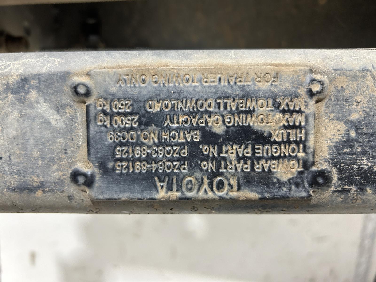 View Auto part Towbar Toyota Hilux 2015