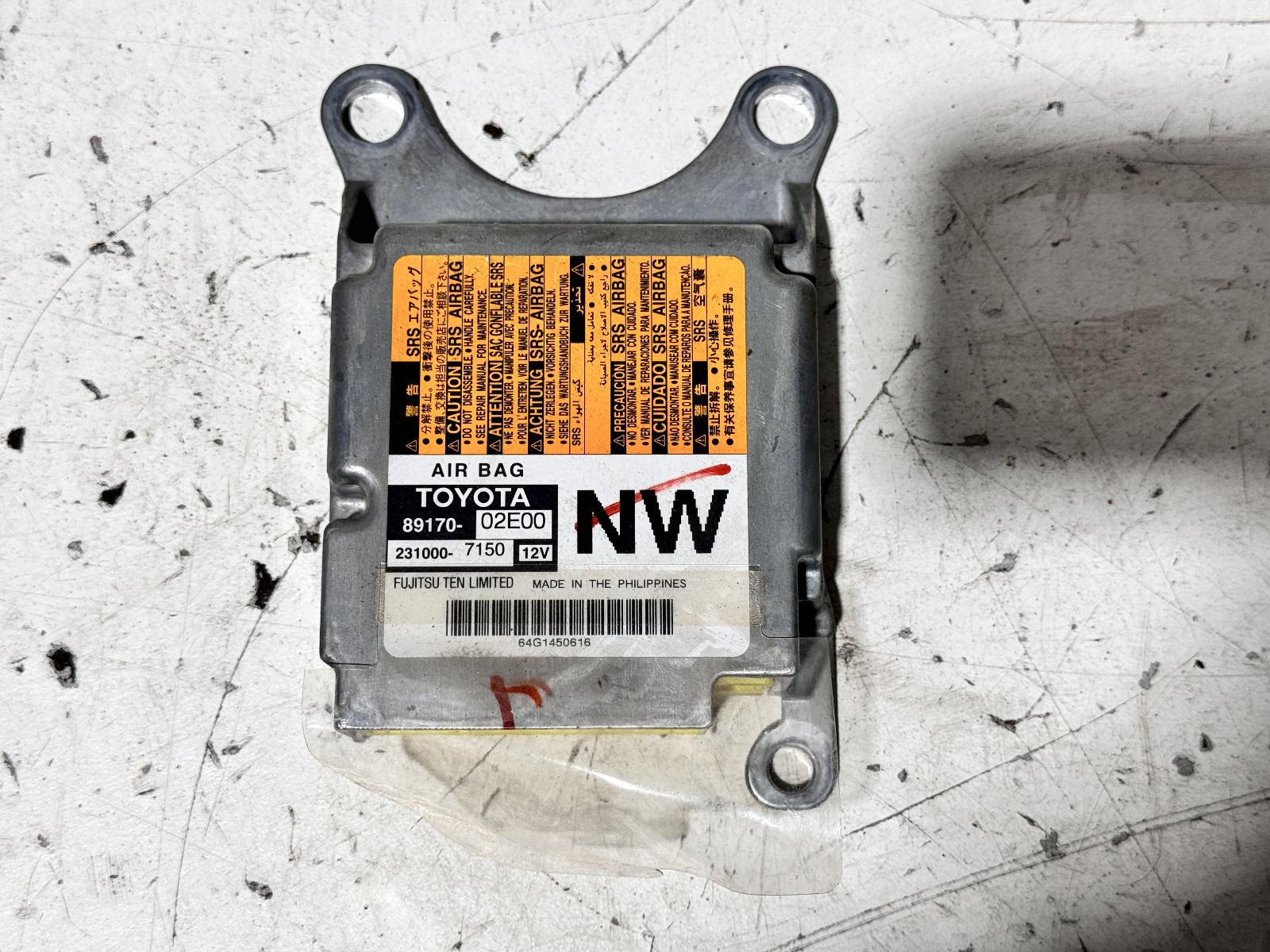 View Auto part Airbag Module/Sensor Toyota Corolla 2014