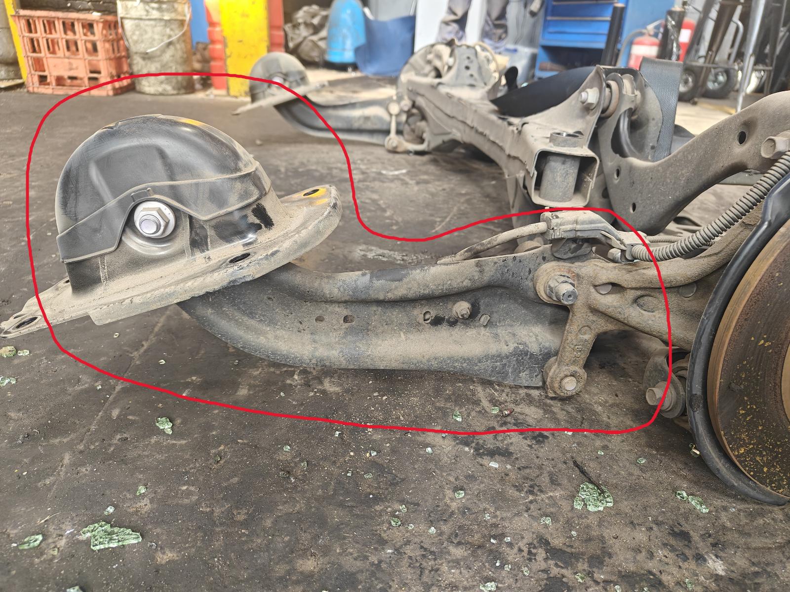 2022 Toyota Corolla Left Rear Trailing Arm View Auto part Left Rear Trailing Arm Toyota Corolla 2022
