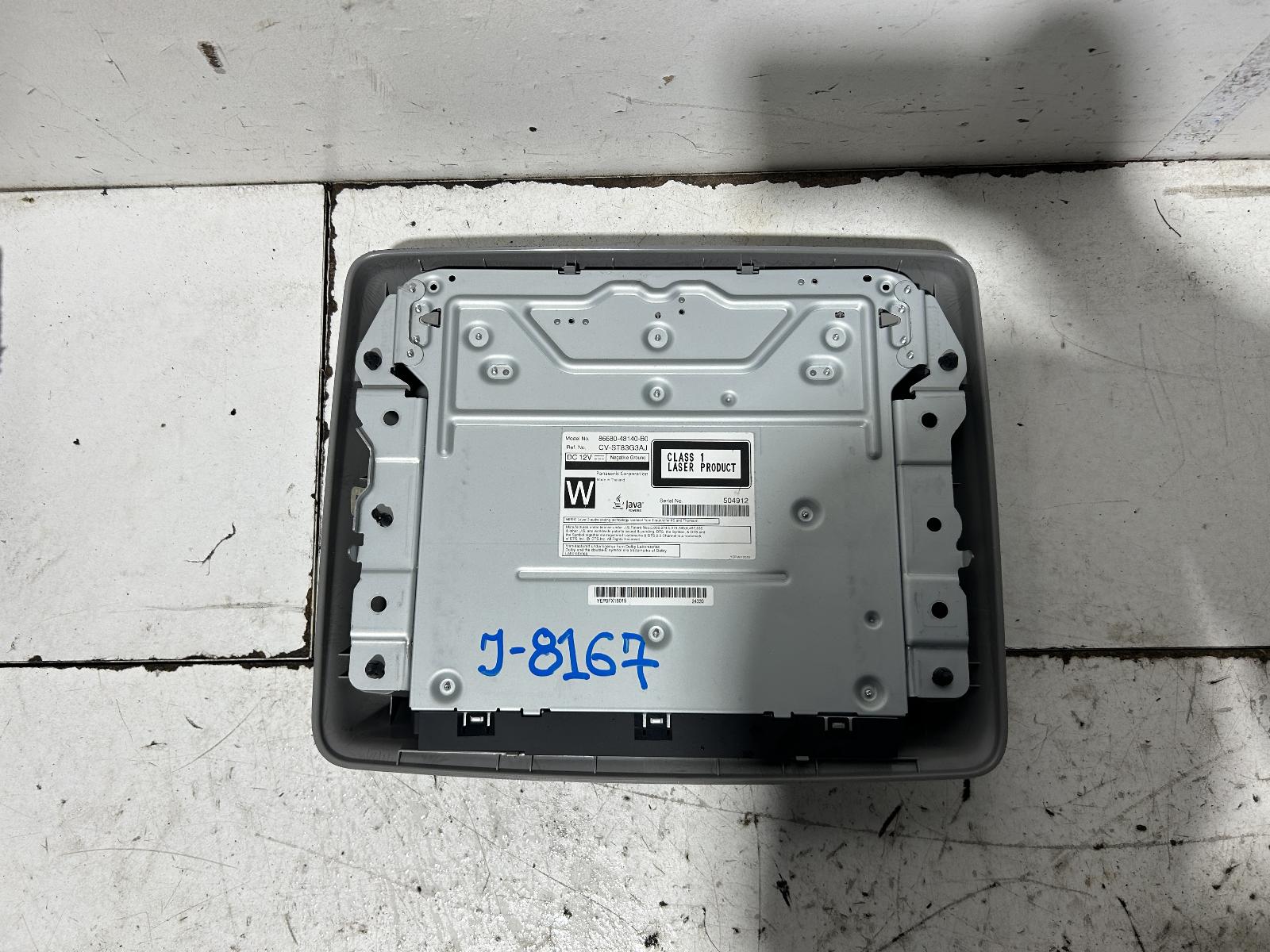 View Auto part Radio/Cd/Dvd/Sat/Tv Toyota Kluger 2015