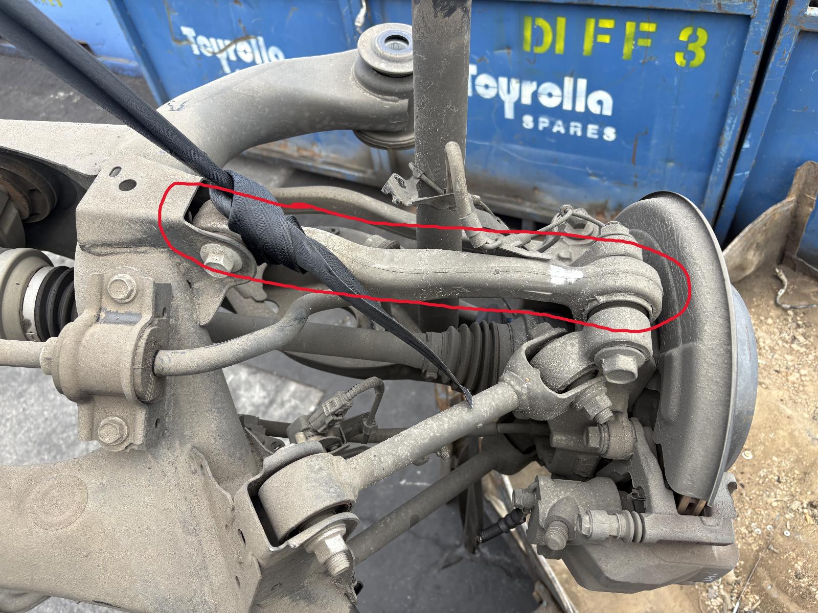 View Auto part Right Rear Trailing Arm Lexus Is Series 2015