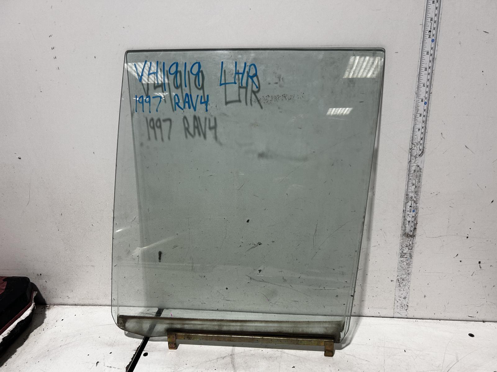 Left Rear Door Window Rav4 Toyota 1997
