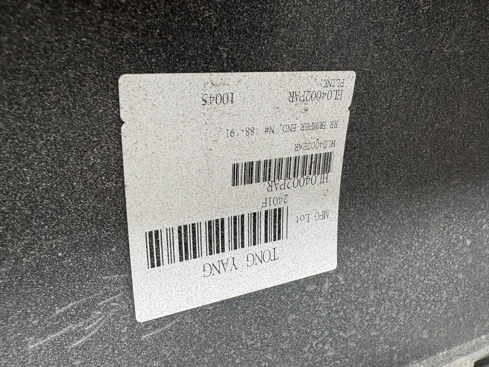View Auto part Rear Bumper Holden Commodore 1991