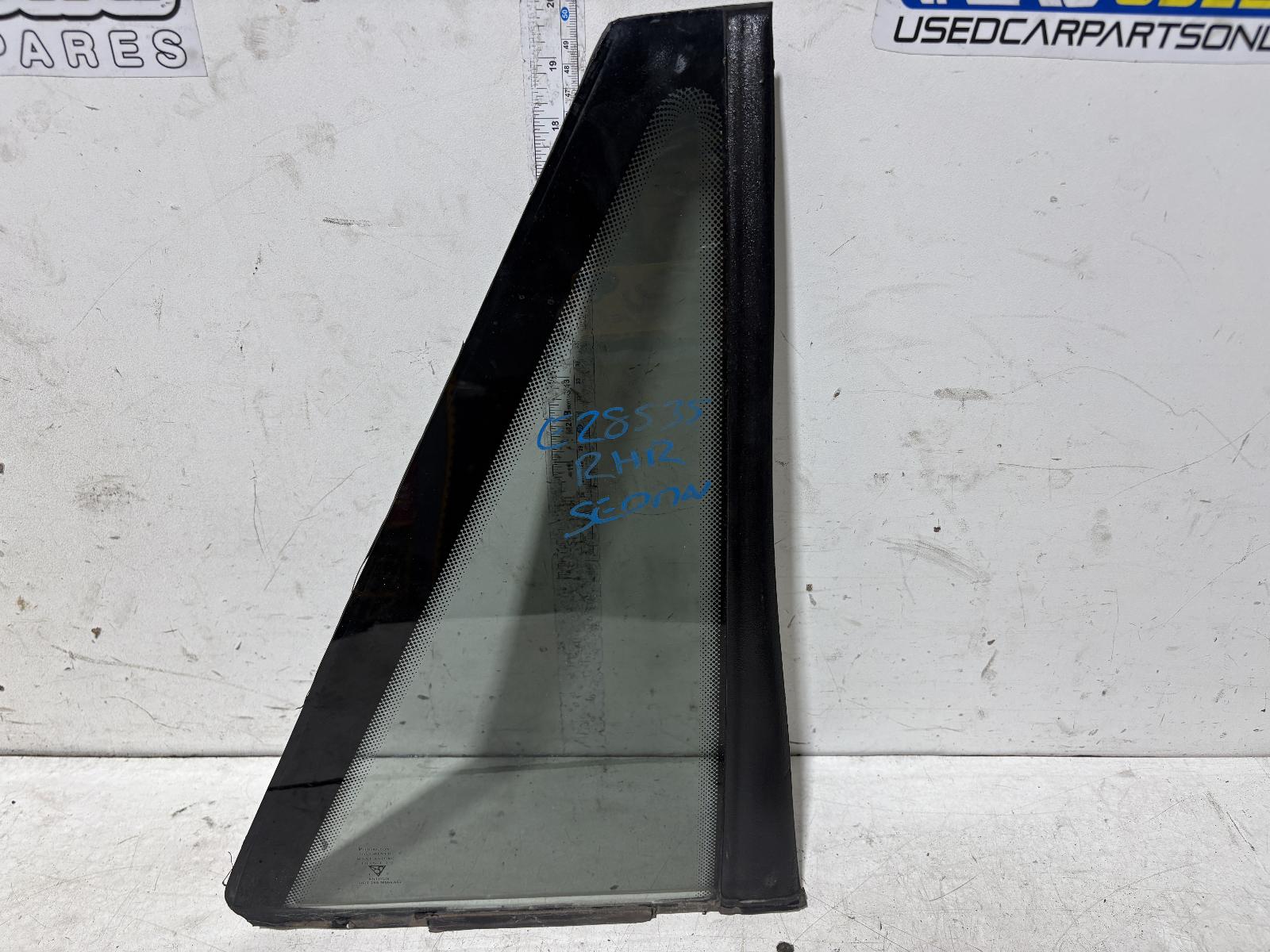 View Auto part Right Rear 1/4 Door Glass Holden Commodore 1991