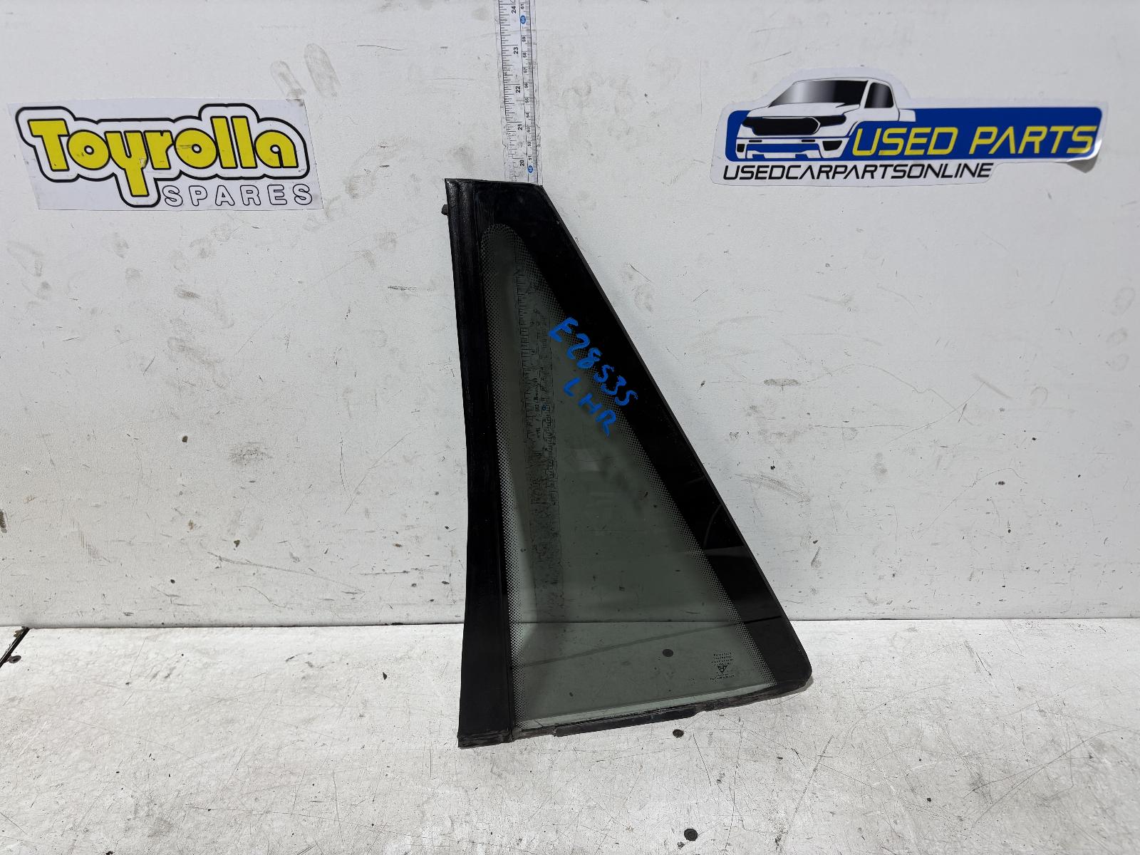 View Auto part Left Rear 1/4 Door Glass Holden Commodore 1991