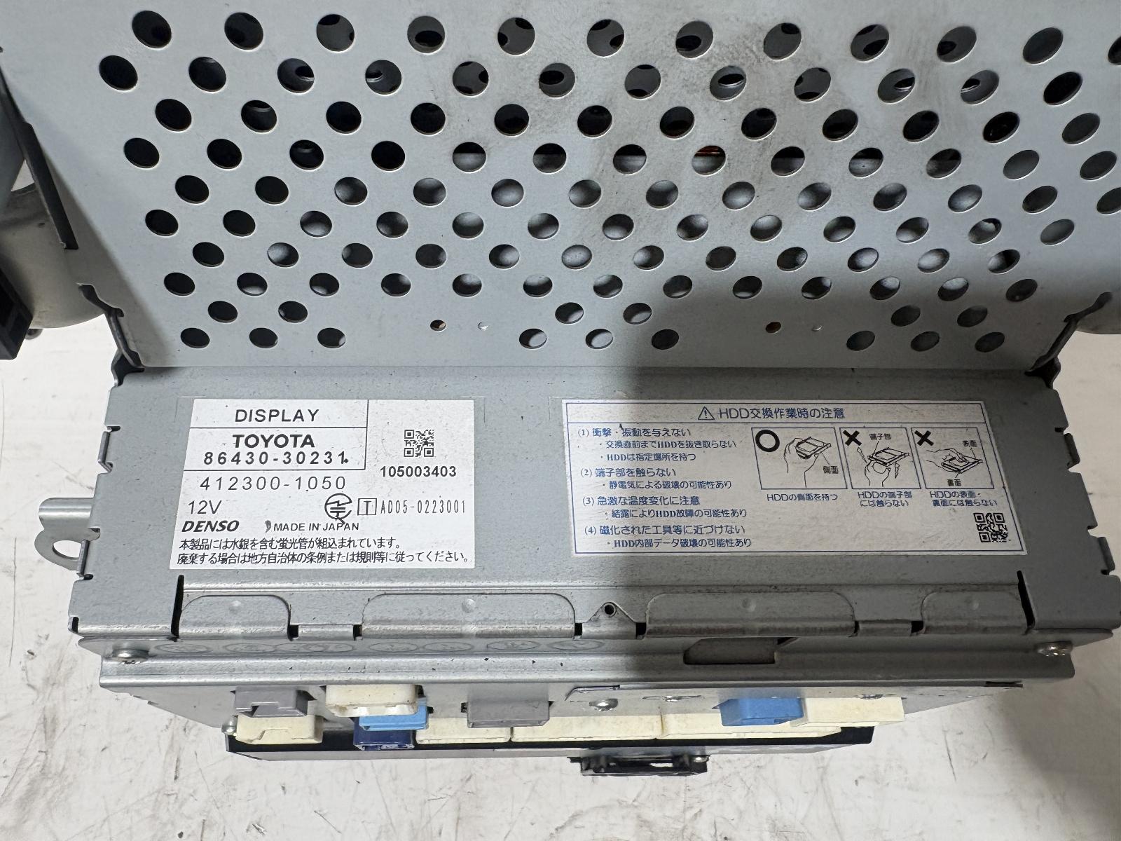 View Auto part Radio/Cd/Dvd/Sat/Tv Toyota Crown 2006