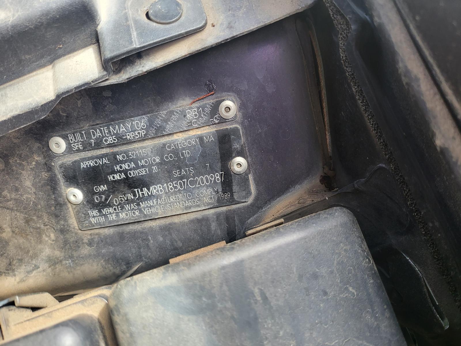 2006 Honda Odyssey Radio/Cd/Dvd/Sat/Tv View Auto part Radio/Cd/Dvd/Sat/Tv Honda Odyssey 2006