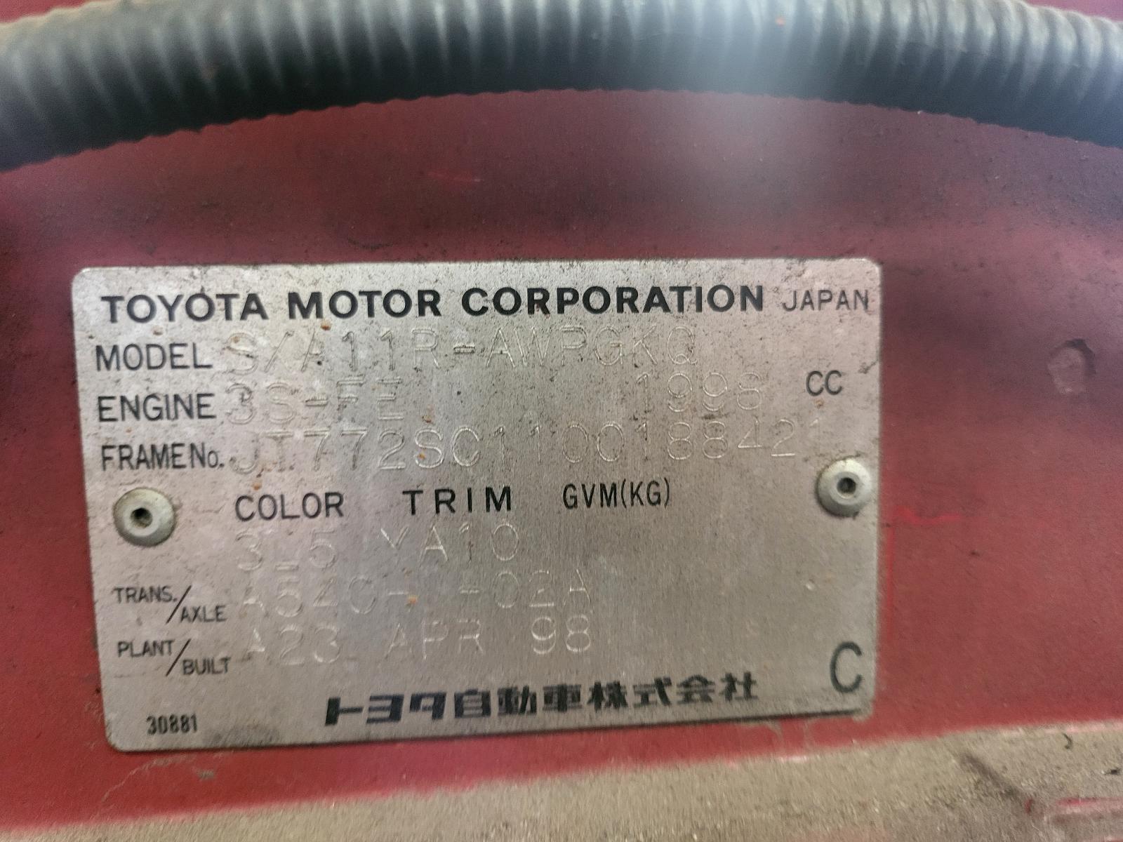 Pwr Dr Wind Switch Rav4 Toyota 1998