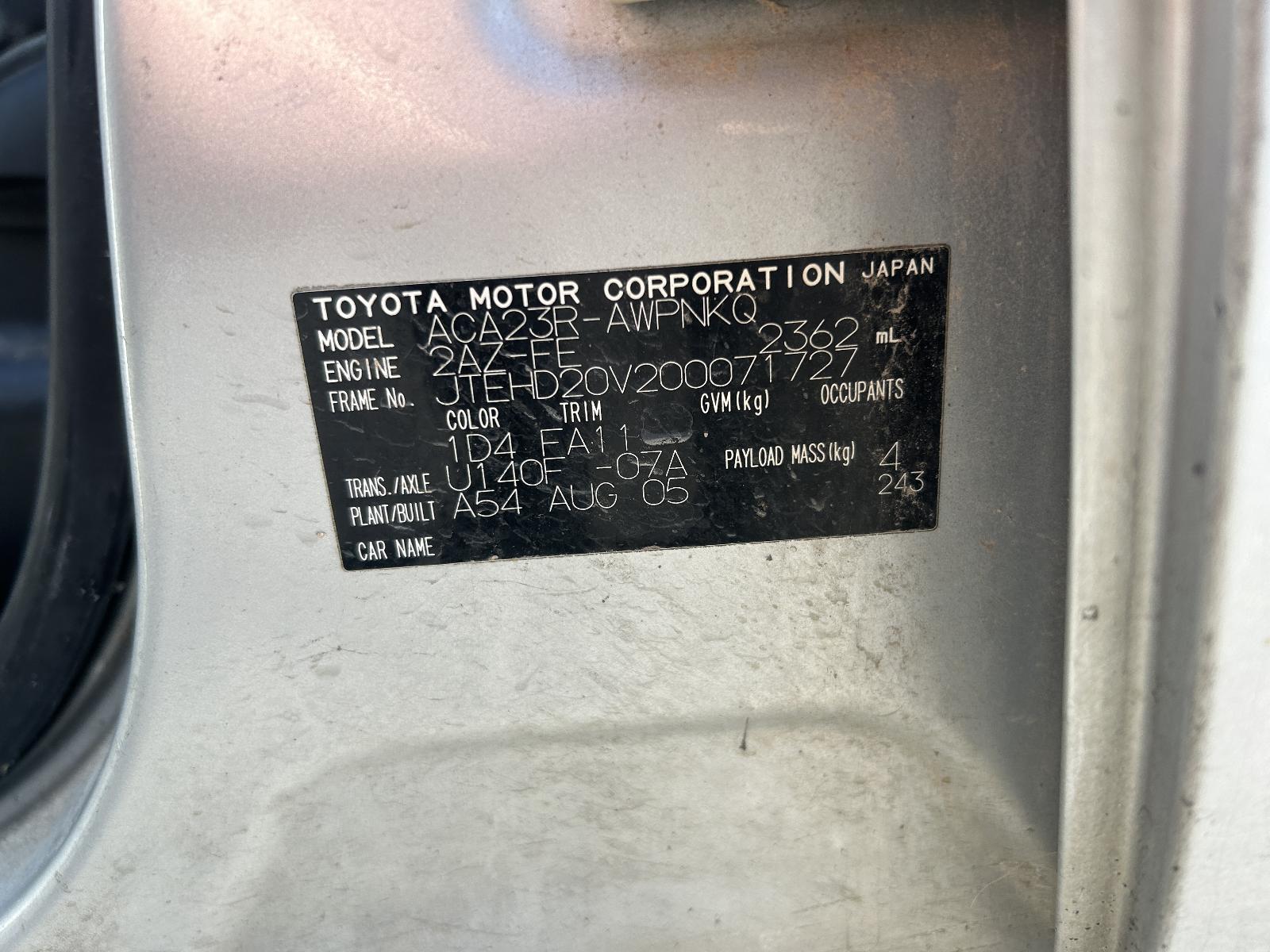 View Auto part Left Rear Wnd Reg/Motor Toyota Rav4 2005