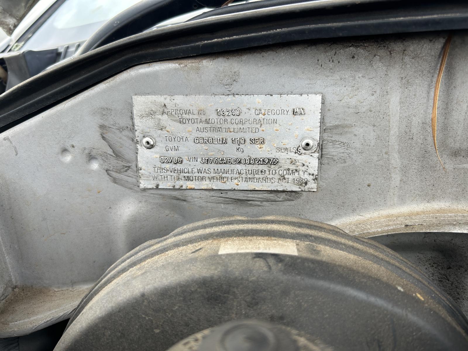 View Auto part Left Indicator/Fog/Side Toyota Corolla 2000