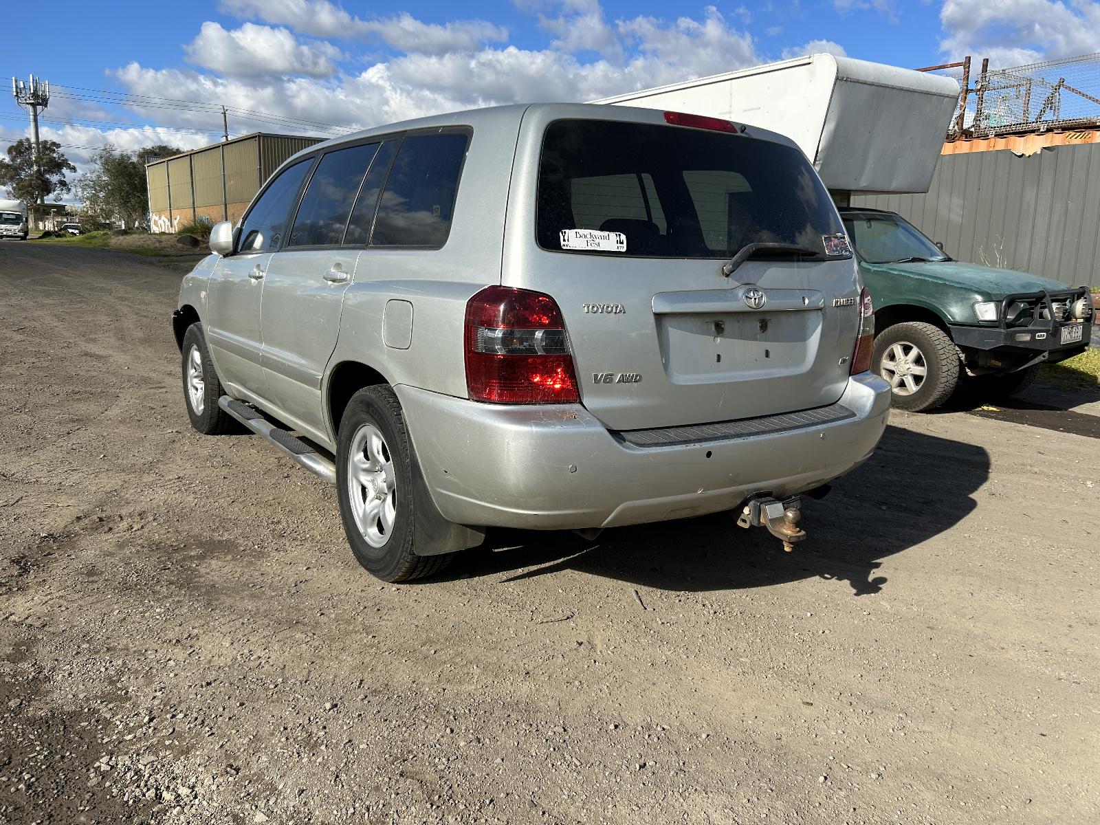 2003 Toyota Kluger Rear Bumper View Auto part Rear Bumper Toyota Kluger 2003