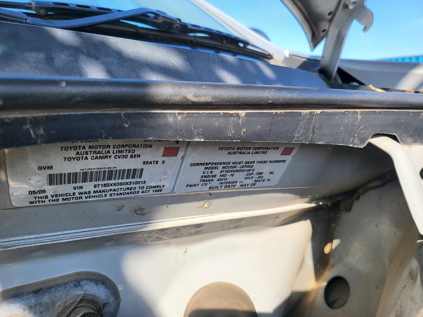 2005 Toyota Camry Rear Bumper View Auto part Rear Bumper Toyota Camry 2005