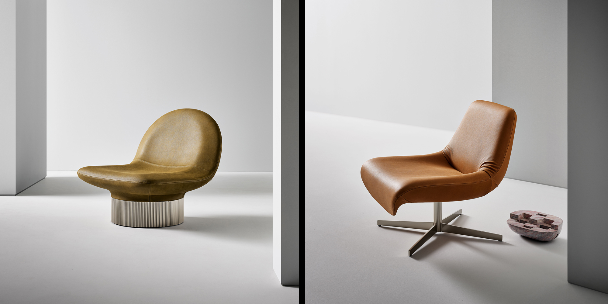 Bonaldo Amour and Ellison armchairs