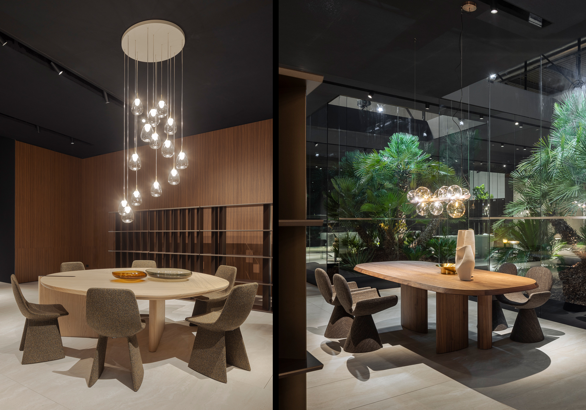 Salone de Mobile 2026 Flatiron and Padiglioni dining table by Bonaldo