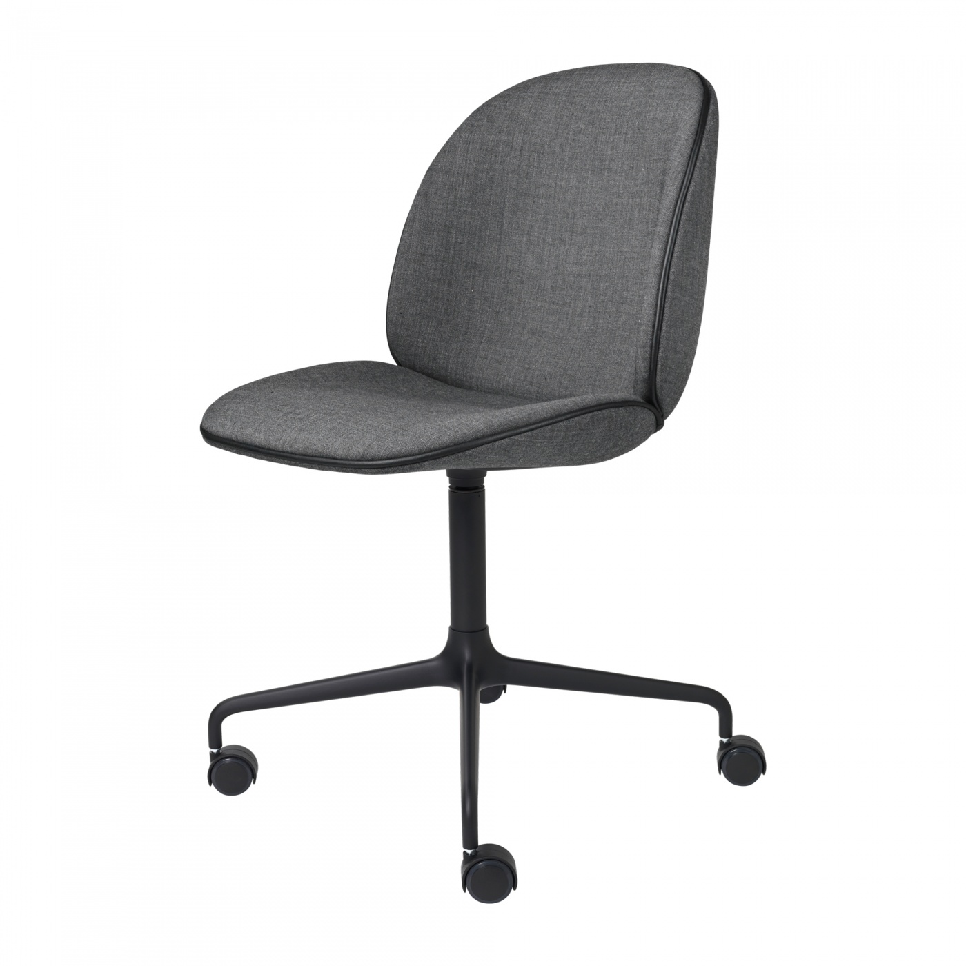 Beetle Meeting Chair Star Base with Castors Upholstered Transforma