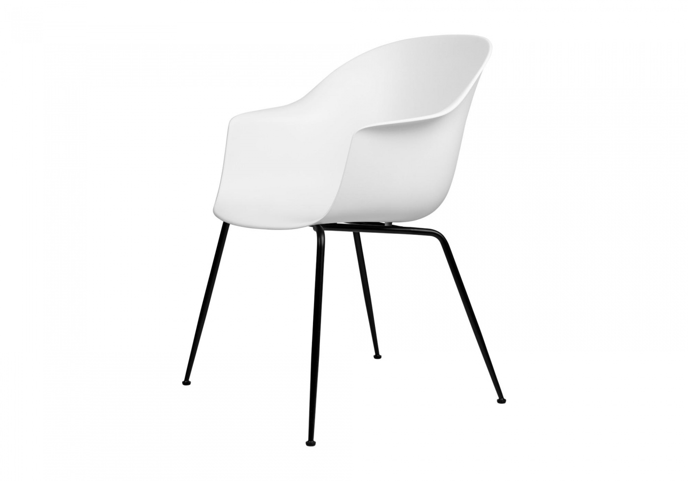 Gubi Bat Dining Chair Shell 1