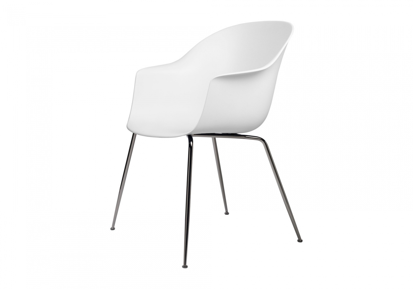 Gubi Bat Dining Chair Shell 1