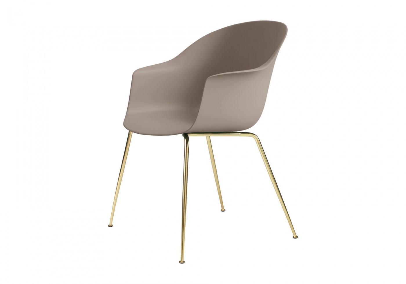 Gubi Bat Dining Chair Shell 1