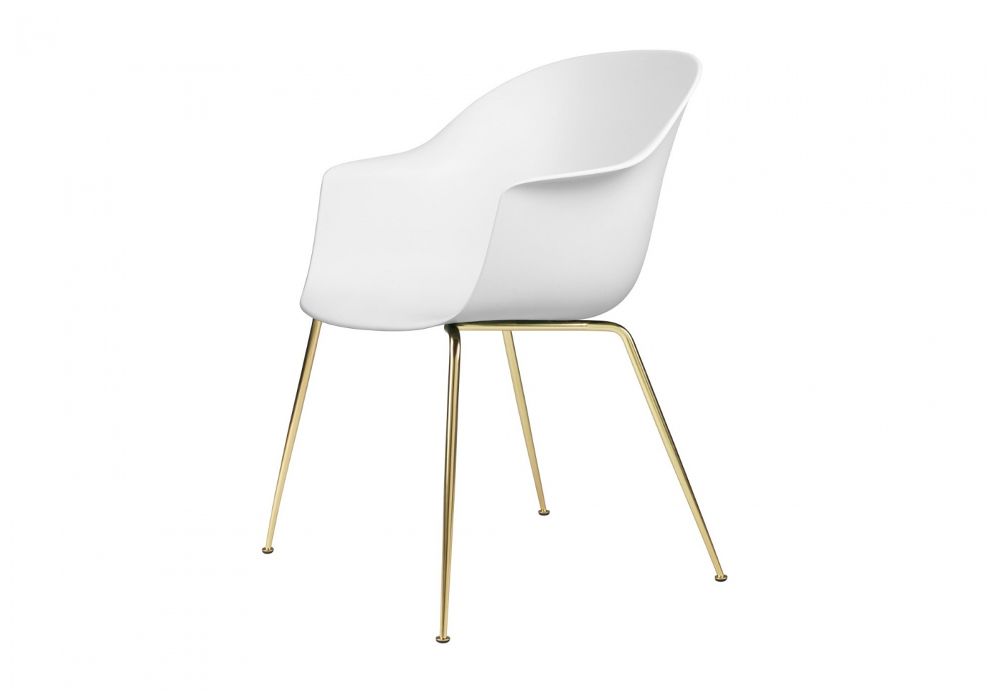 Gubi Bat Dining Chair Shell 1