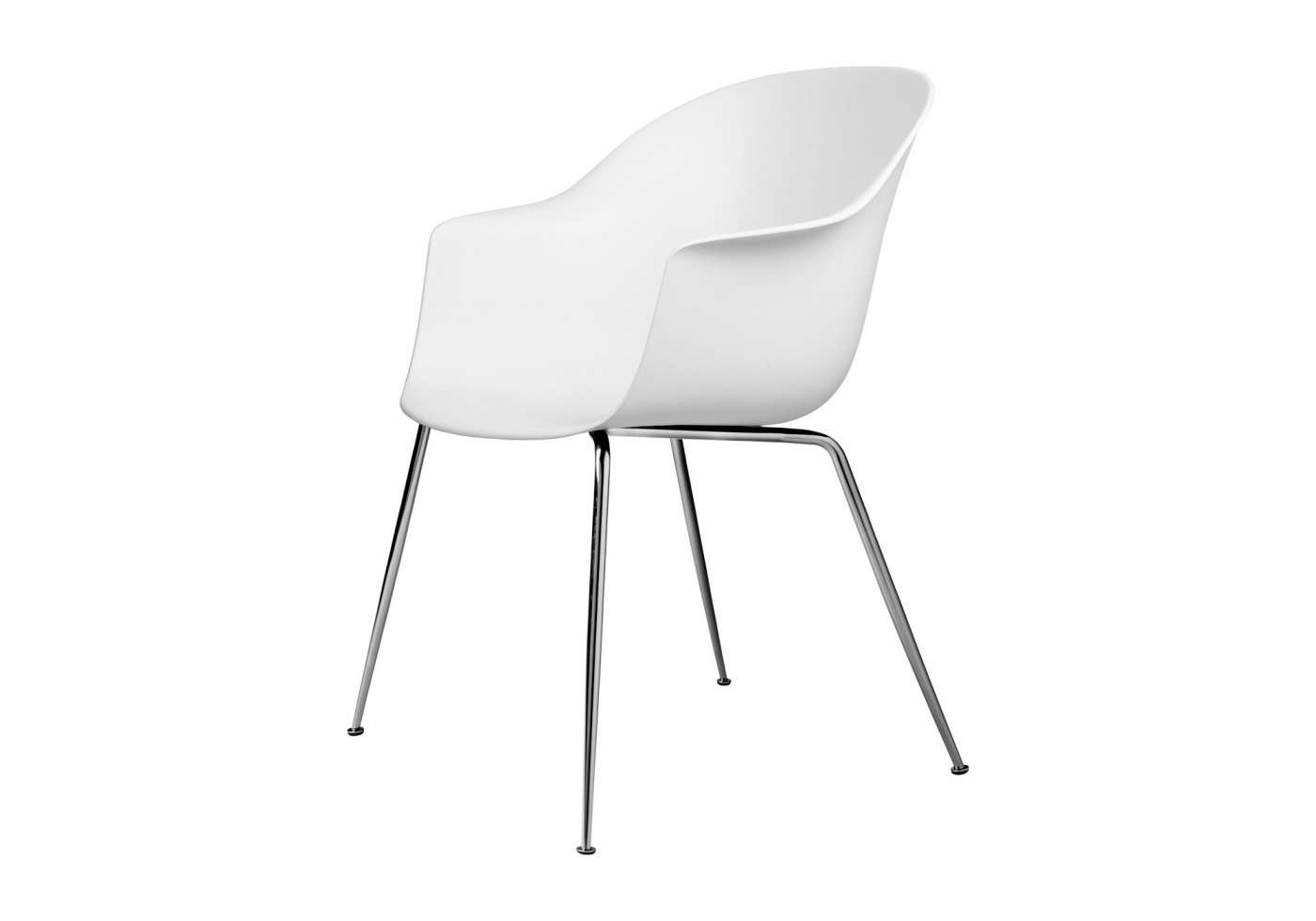 Gubi Bat Dining Chair Shell 1