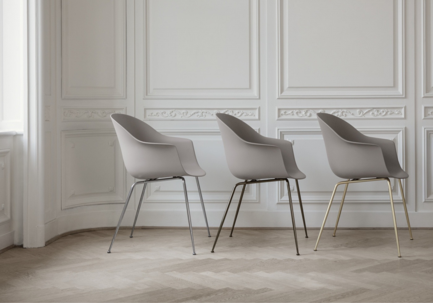 Gubi Bat Dining Chair Shell 1