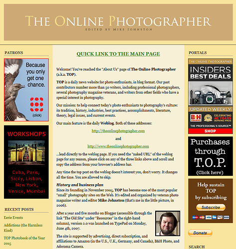 My Favourite Photography Blog | Image Science