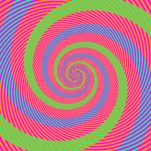 There’s no actual blue in this image – the blue tone is the same tone as the green tone!