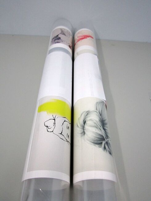 Prints, wrapped in polypropylene and ready to roll out to Emma.