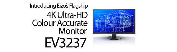 【安心1週間保証付き】EIZO FlexScan EV3237 4k Eizo's Flagship Ultra-HD 4K Colour Accurate Monitor | Image