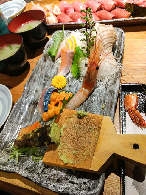 Freshly grate your own wasabi