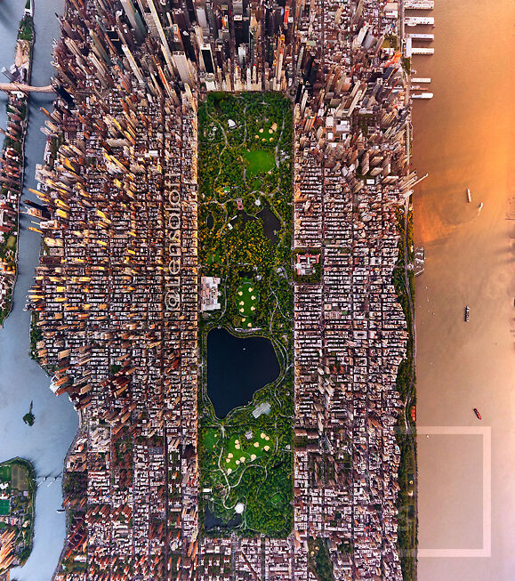 Andrew Griffiths Lensaloft New York Central Park Sunset Wm