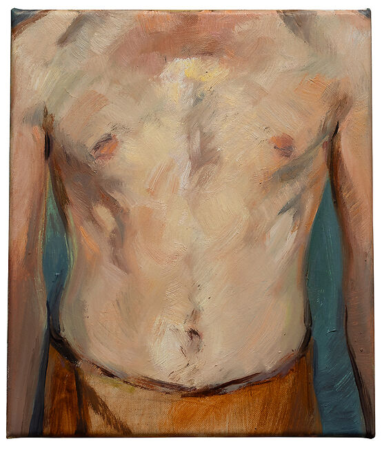 Archer Davies, Breath, oil on linen, 23cm x 27cm, 2024