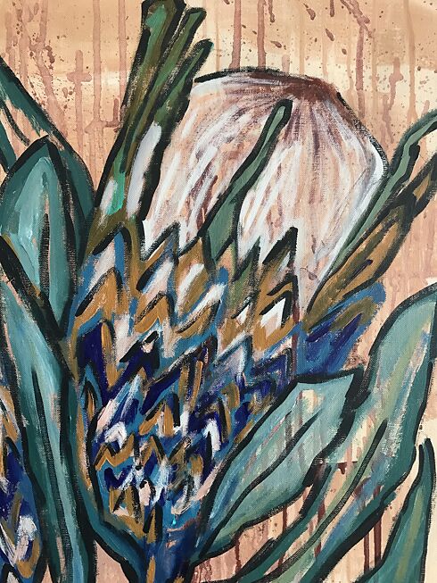 Protea 2 (detail) 2018