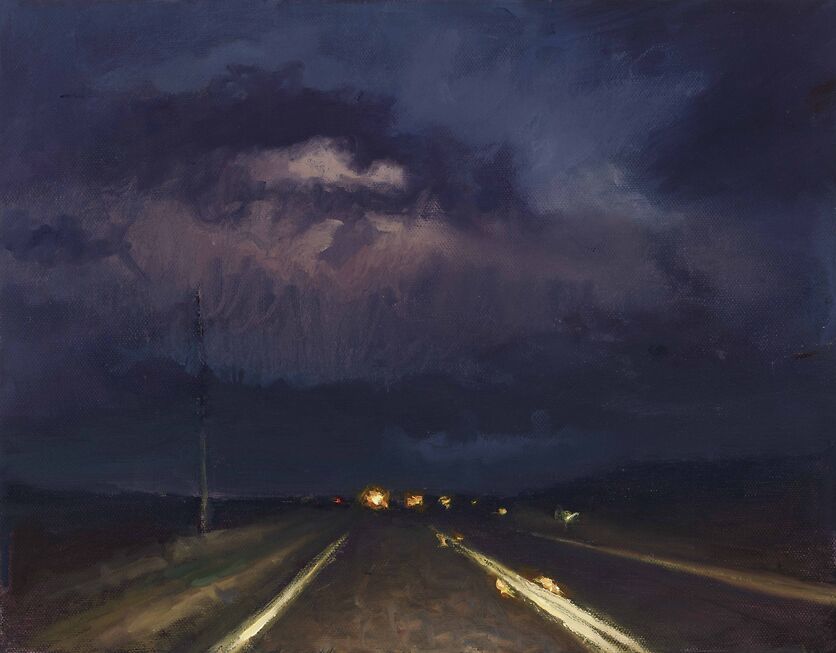 Harley Manifold - What You're Not Into Open, 28 x 35cm, Oil on Canvas, 2023