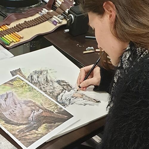 Helen Grey - Artist at Work