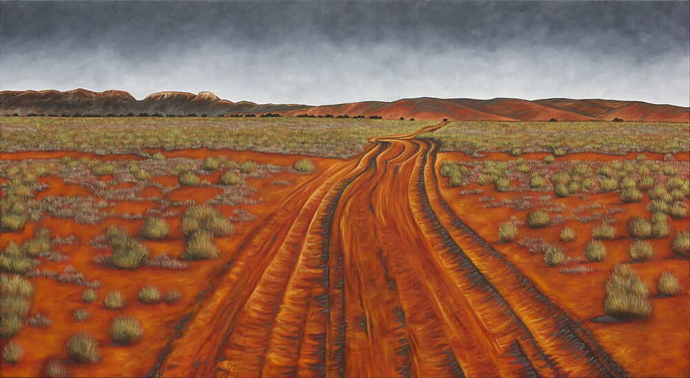 Karen Standke, Barndioota Landscape II, 152 x 90cm, 2019, Oils on Canvas