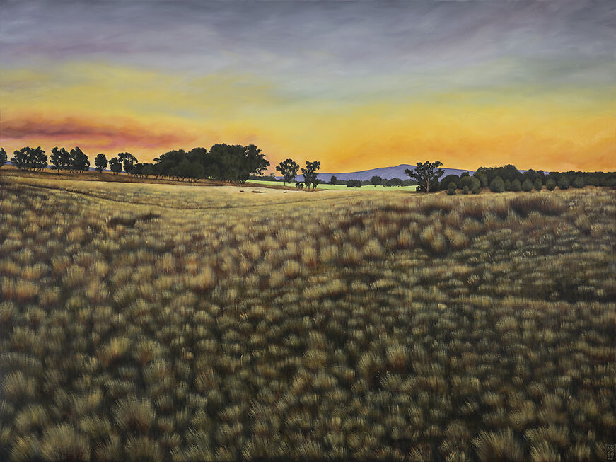 Karen Standke, Pyrenees Landscape XV, 183 x 137cm, 2023, Oils on Linen