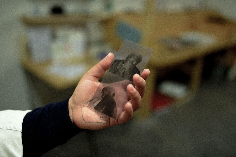 Lilah at The Art House residency UK - photo courtesy of Emily Ryalls