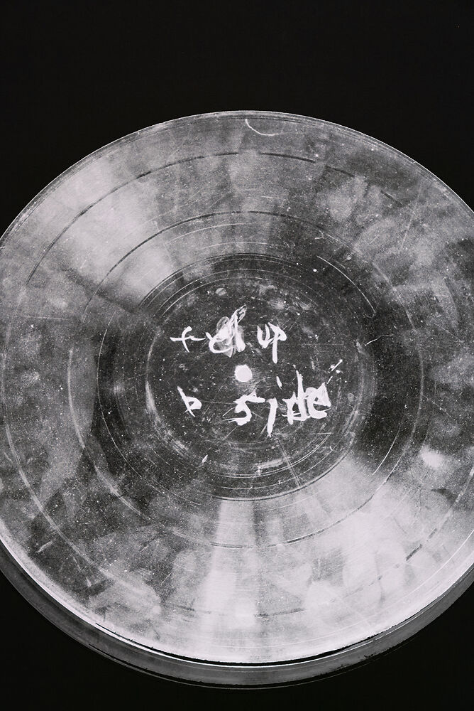 Worlds (f-ed up, b side) (detail), 2021/2026, by Marina Rosenfeld