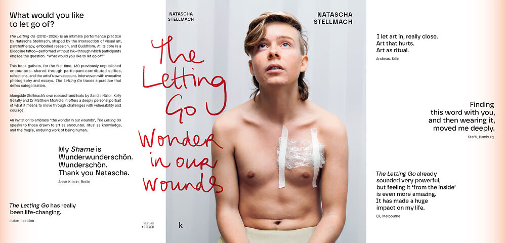 Natascha Stellmach, The Letting Go book cover and sleeve, 352 p. 2026