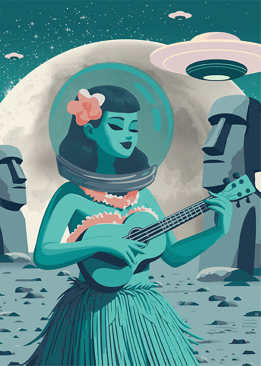 Von Hep - Wahine on the Mahina