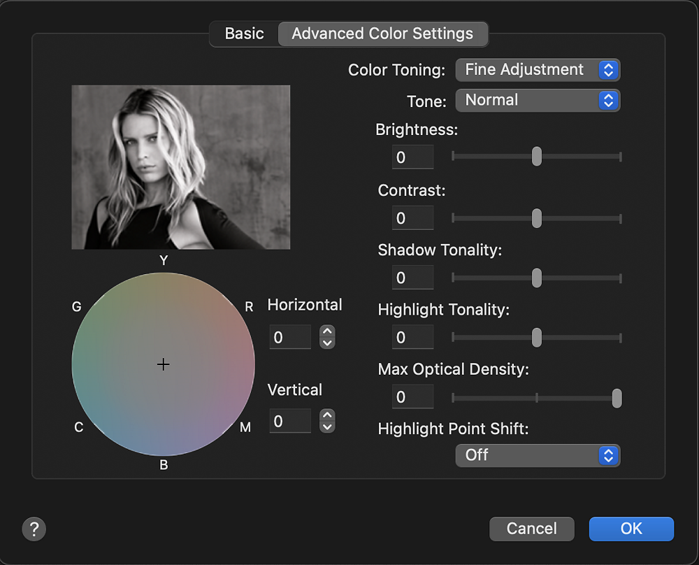 Printing Black & White Targets on Mac using ColorSync… | Image Science