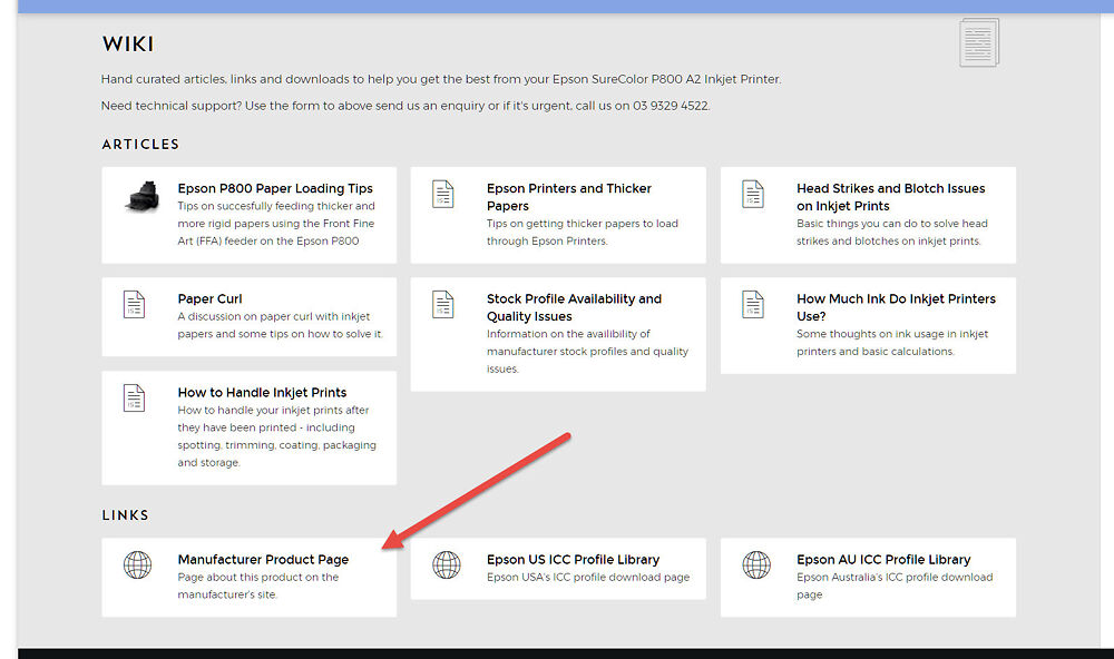 Our Epson P800 Wiki section - here we link to the product page - just follow that to get to the download manual/software links for the P800!