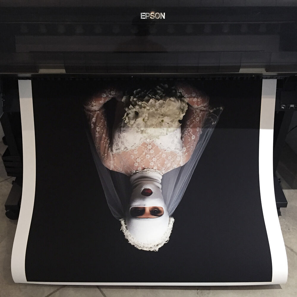 Large format printing at Image Science. Artwork by Abdul Abdullah.