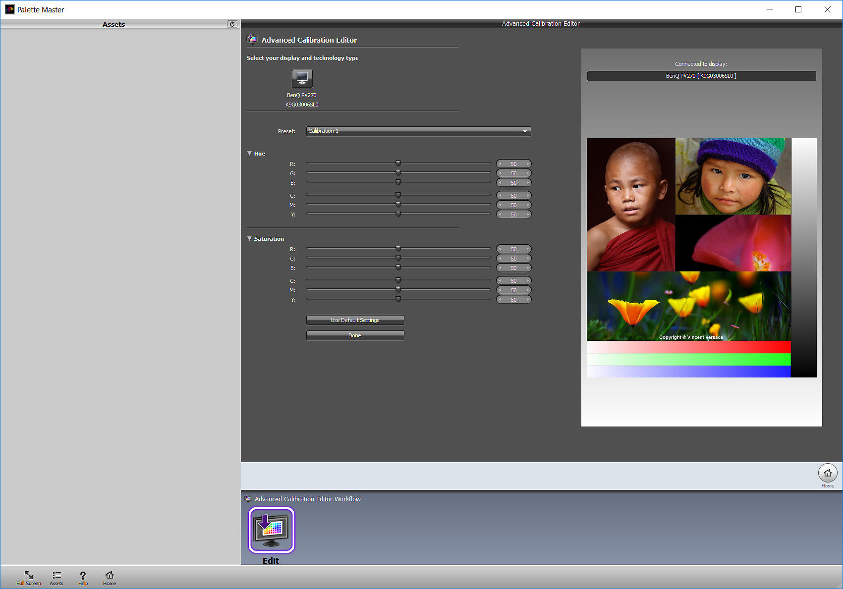 Calibrating BenQ P Series Monitors with Palette Master Image Science